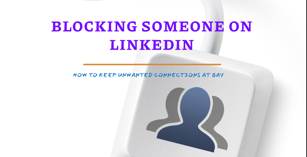 An image to Illustrate: can you block someone on linkedin