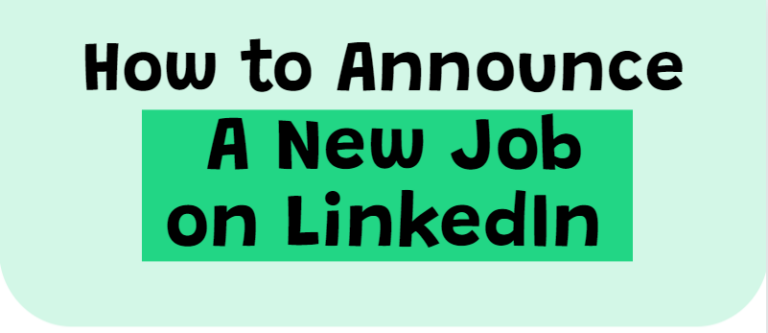 An image illustration of How to Announce Your New Job on LinkedIn