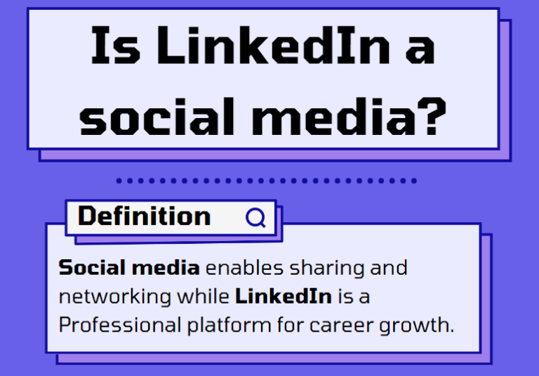 An image illustrating: Is LinkedIn a social media?